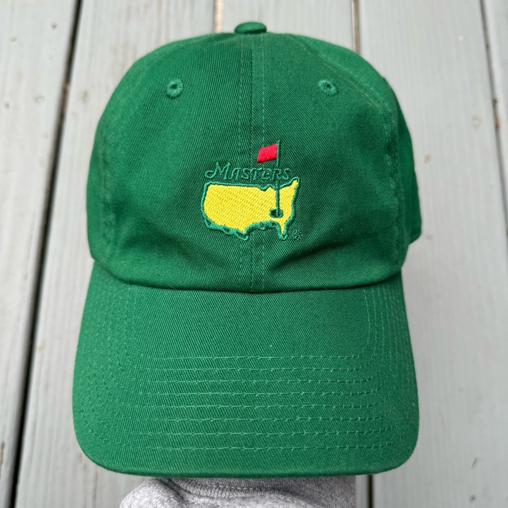 The Masters Golf Hat Men Adult Strapback OSFA Green Cap Augusta National Course